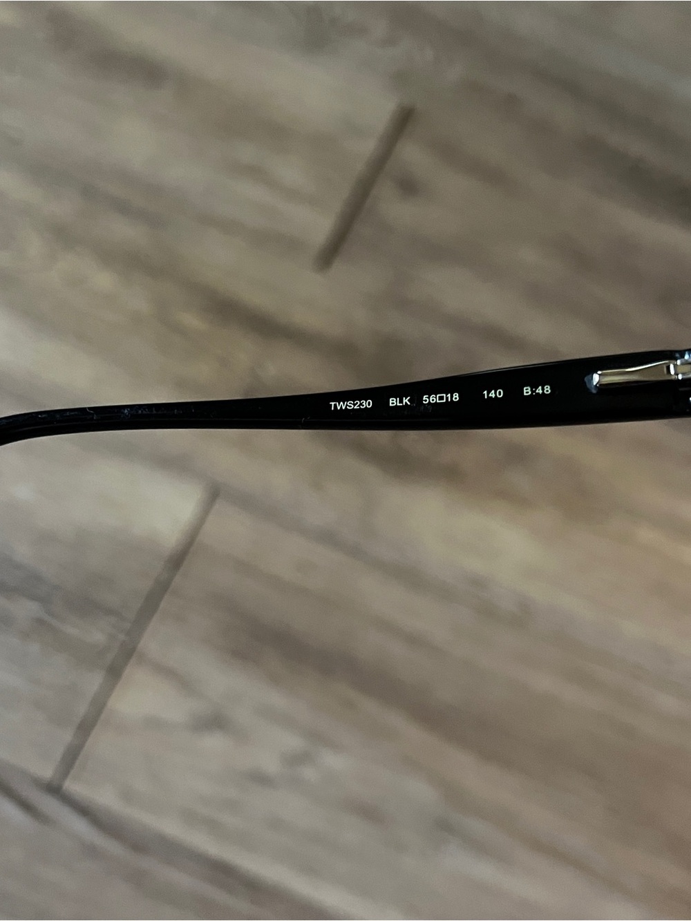 Ted Baker London Polarized Sunglasses – Black/Pearl Marble – TWS230 - Picture 10 of 10